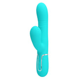 Party Up Paul Rolling Beads Vibrator Teal 22.6 cm Thrusting Rabbit Vibrator > Vibrators > Ladies > Rabbit - Tophatter Daily Deals