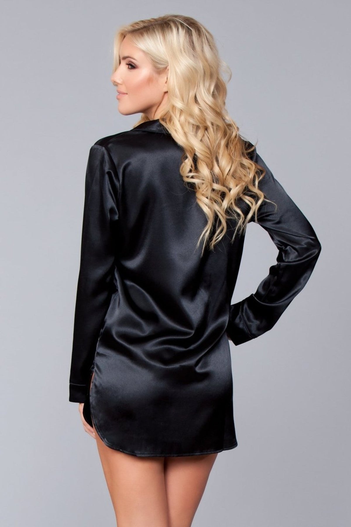 Kimberly Satin Sleepshirt Pajamas - Tophatter Daily Deals