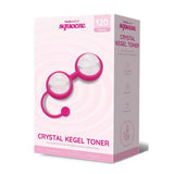 Bodywand Squeeze Crystal Kegel Toner Glass Weighted Kegel Balls Set > Sex Toys For Ladies > Kegel Exercise - Tophatter Daily Deals