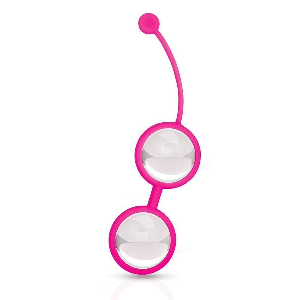 Bodywand Squeeze Crystal Kegel Toner Glass Weighted Kegel Balls Set > Sex Toys For Ladies > Kegel Exercise - Tophatter Daily Deals
