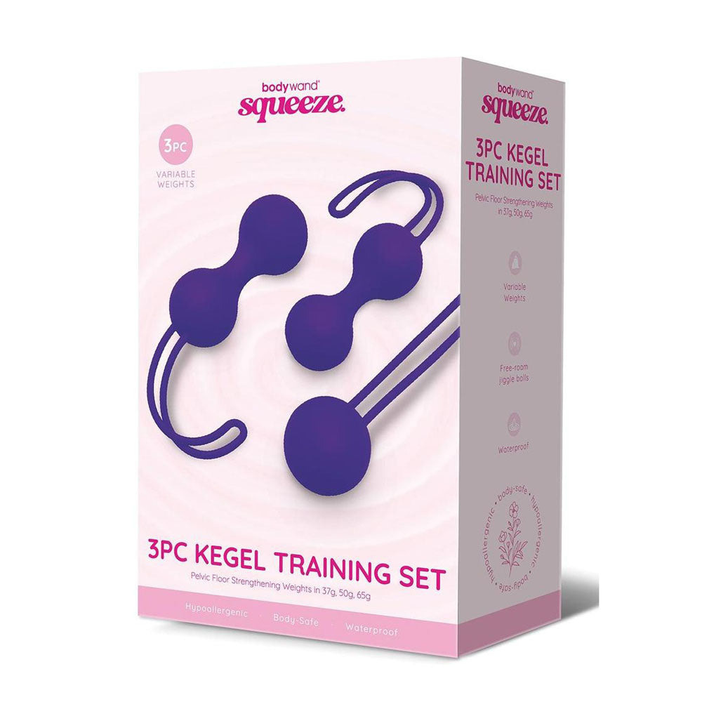 Bodywand Squeeze 3 Piece Weighted Kegel Training Set > Sex Toys For Ladies > Kegel Exercise - Tophatter Daily Deals