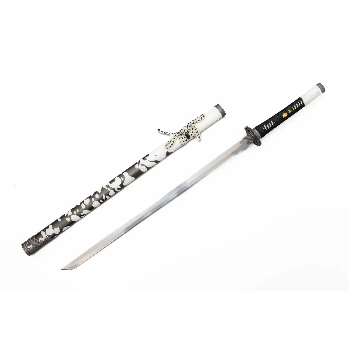 Ghost of Yotei - Smiling Kabuto-Mushi Display (Straight) Katana Katana - Tophatter Daily Deals