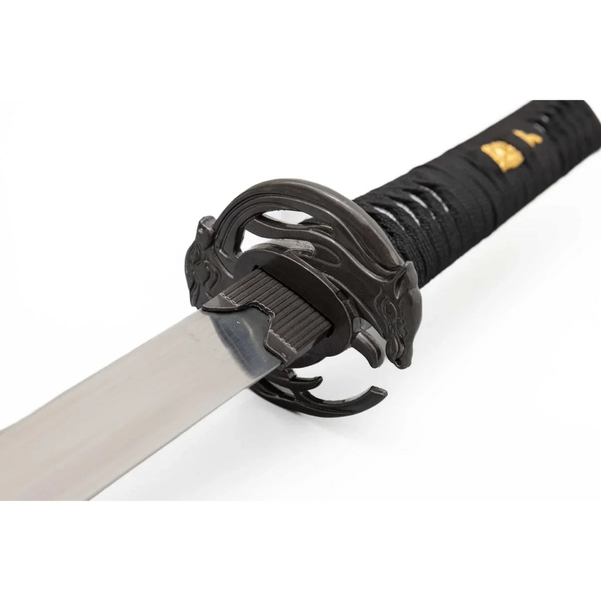 Ghost of Yotei - Smiling Kabuto-Mushi Display (Straight) Katana Katana - Tophatter Daily Deals