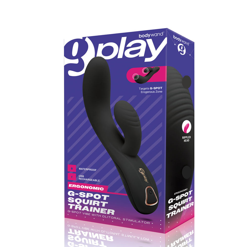 Bodywand G-Play G-Spot Squirt Trainer (Black) – USB Rechargeable Vibrator 19 cm > Sex Toys For Ladies > G-Spot Vibrators - Tophatter Daily Deals