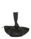 AMBUSH Twist Top Leather Clutch Black-BWNP001S-LEA001-1072-00002-NS Bags - Tophatter Daily Deals