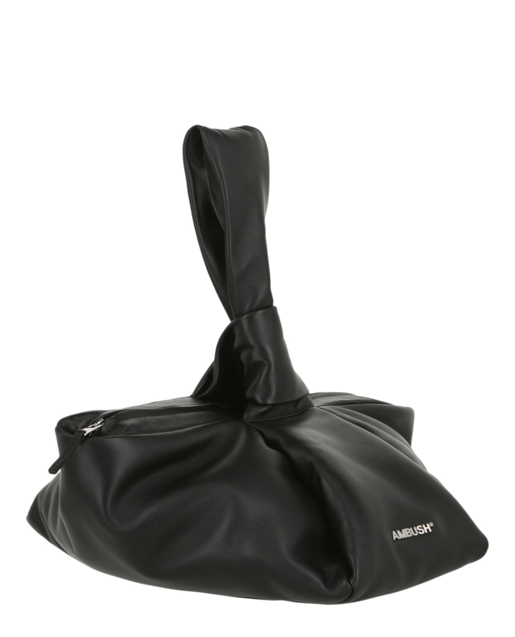 AMBUSH Twist Top Leather Clutch Bags - Tophatter Daily Deals