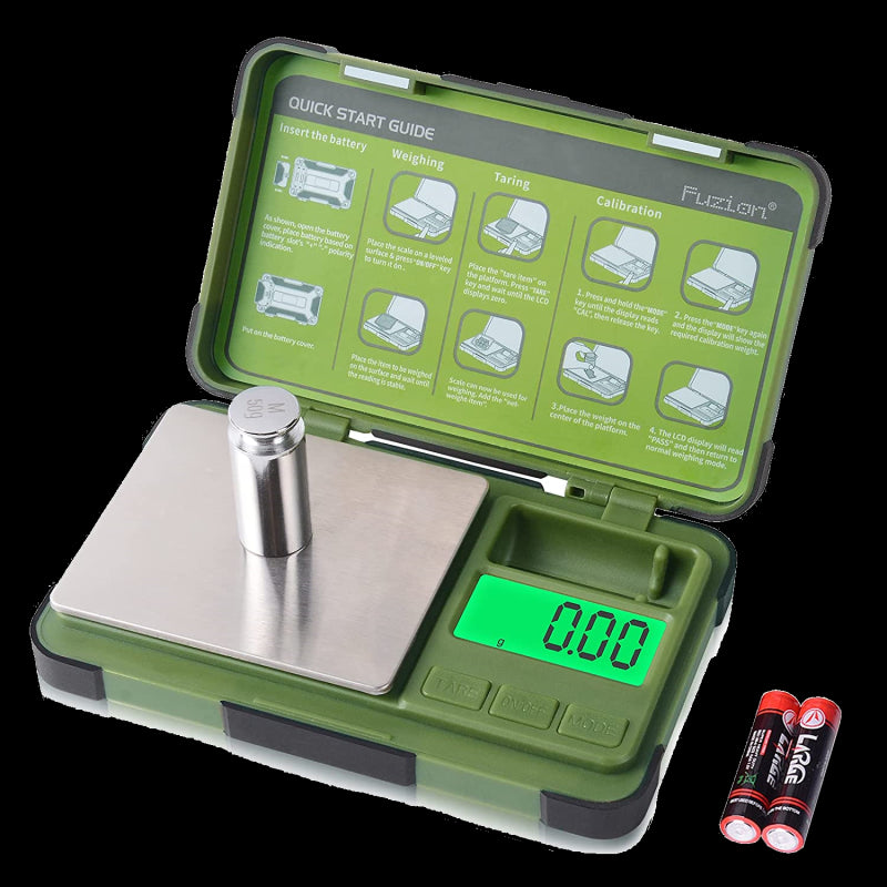 Fuzion Digital Pocket Scale 200g x 0.01g, Gram Scale with 6 Units Conversion Collectible Weapons - Tophatter Daily Deals
