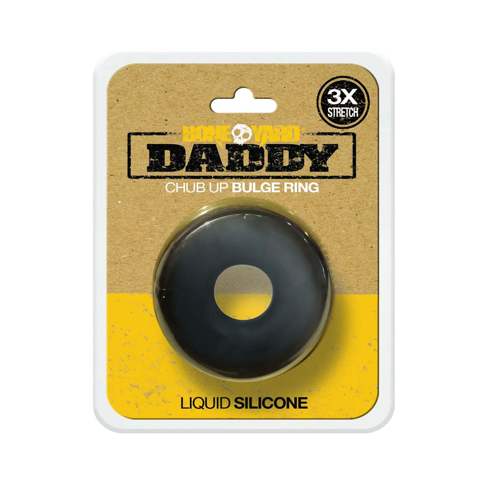 Daddy Silicone Ring Black with 3.0cm Inner Diameter > Cock Ring > Single - Tophatter Daily Deals