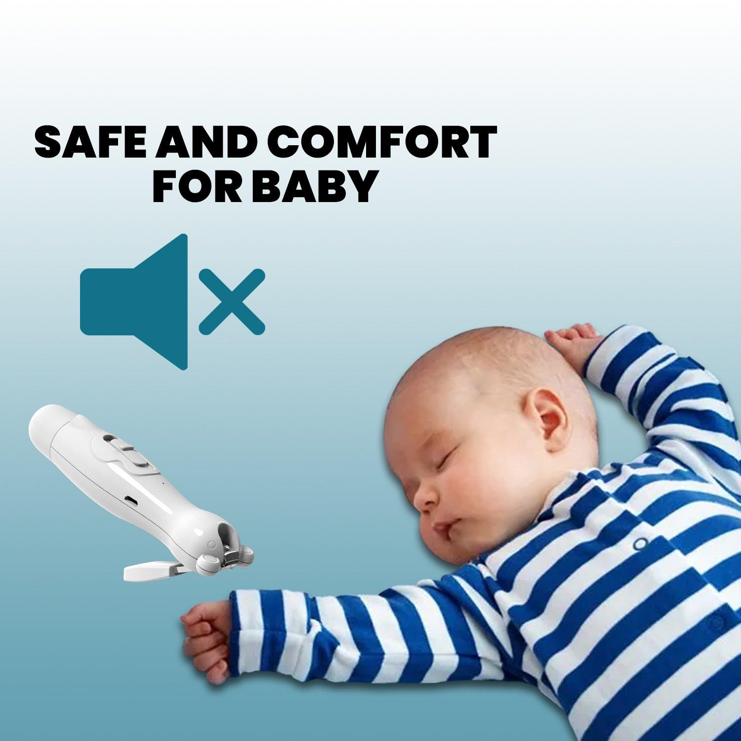 Electric Nail Clippers - Baby Nail File Kit Trimmer Toddler Toes Trim Nails Polish Care Baby & Toddler - Tophatter Daily Deals