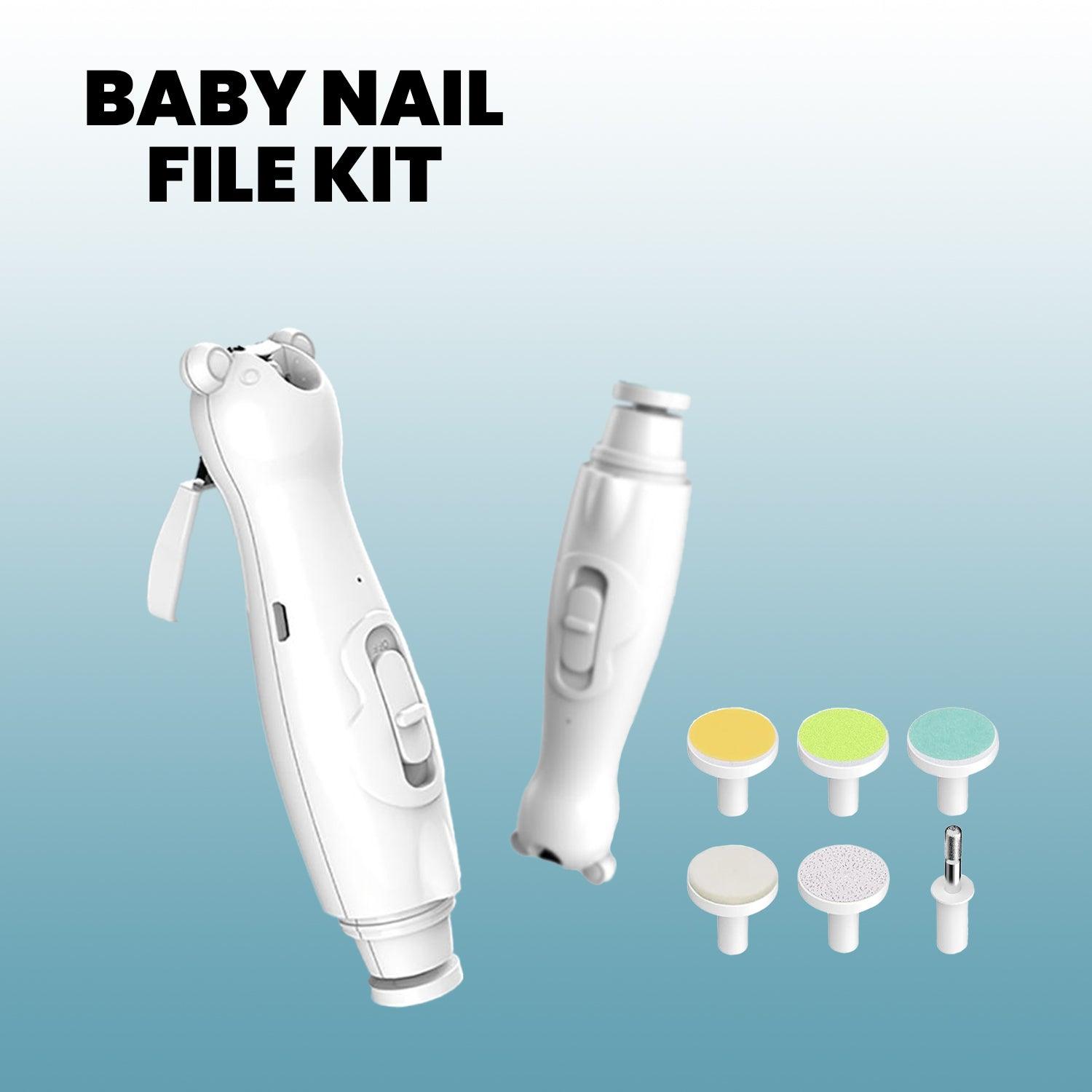 Electric Nail Clippers - Baby Nail File Kit Trimmer Toddler Toes Trim Nails Polish Care Baby & Toddler - Tophatter Daily Deals