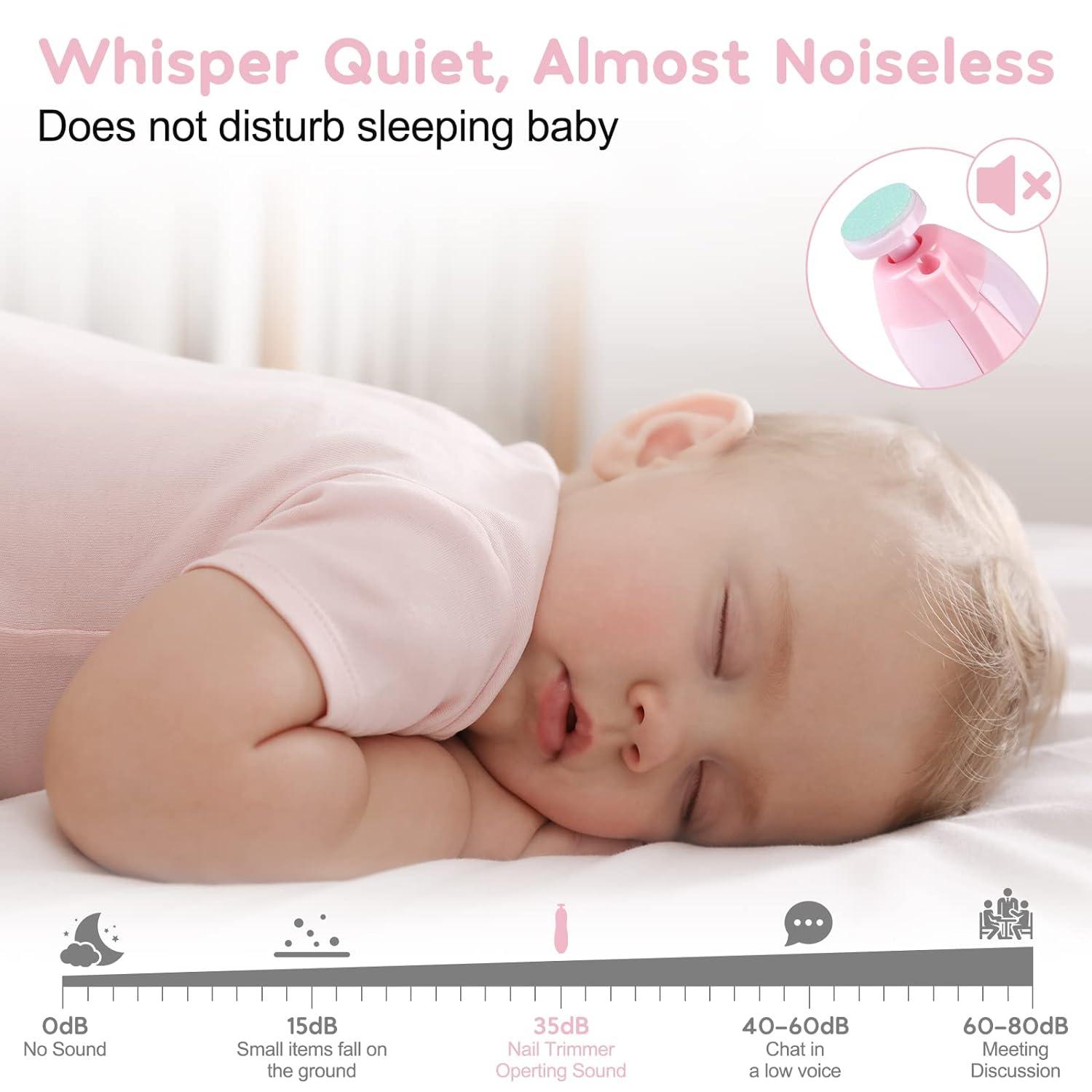 Electric Nail Trimmers - Electric Baby Nail File Kit Clippers Trimmer Toddler Toes Trim Nails Polish Care Baby Health & Grooming Kits - Tophatter Daily Deals