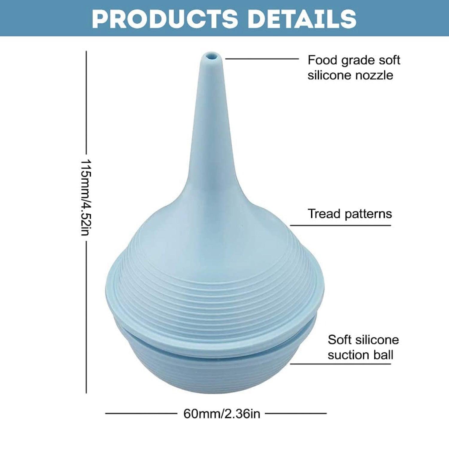Nasal Aspirator for Baby - Ear Syringe, Snot Sucker, Mucus Sucker and Nasal Bulb Syringe, 2 Ounces Baby & Toddler - Tophatter Daily Deals