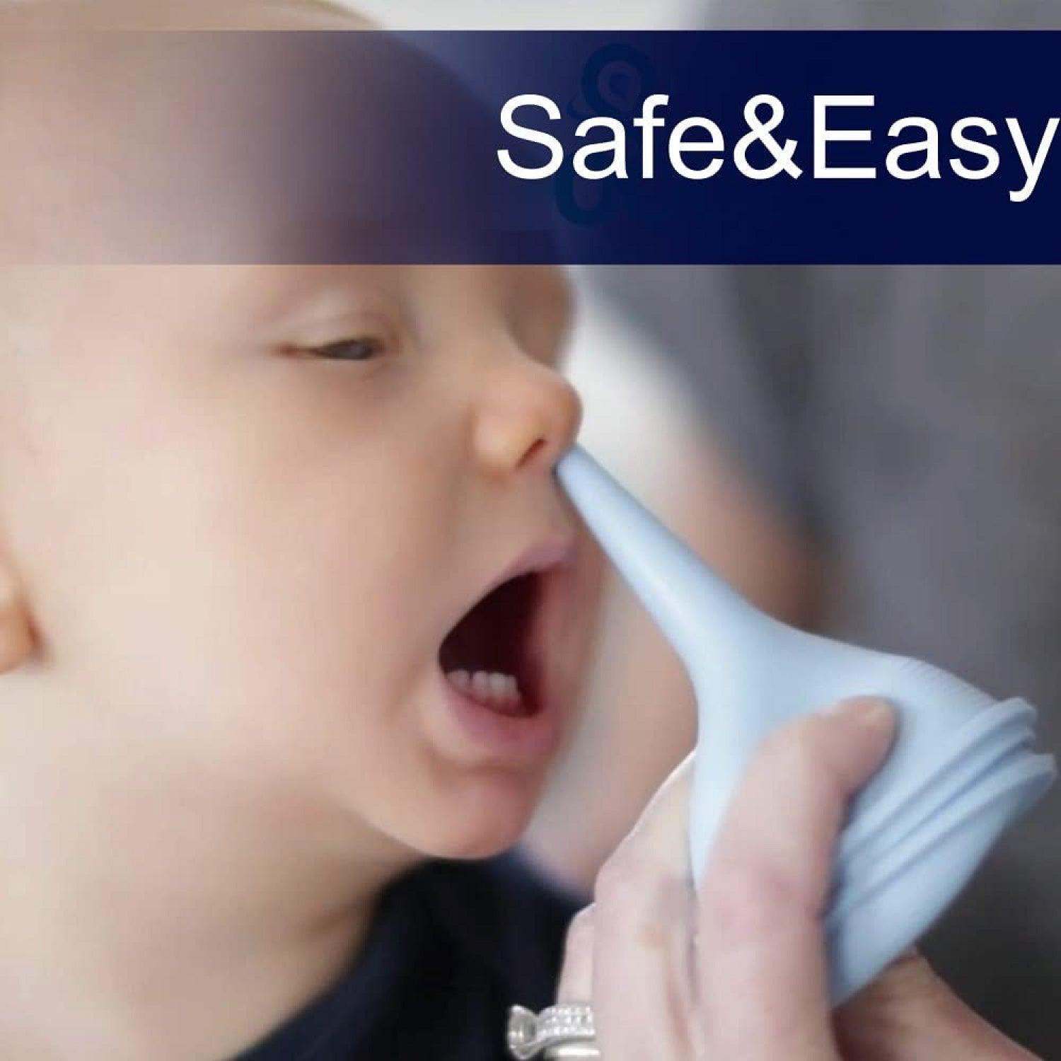 Nasal Aspirator for Baby - Ear Syringe, Snot Sucker, Mucus Sucker and Nasal Bulb Syringe, 2 Ounces Baby & Toddler - Tophatter Daily Deals