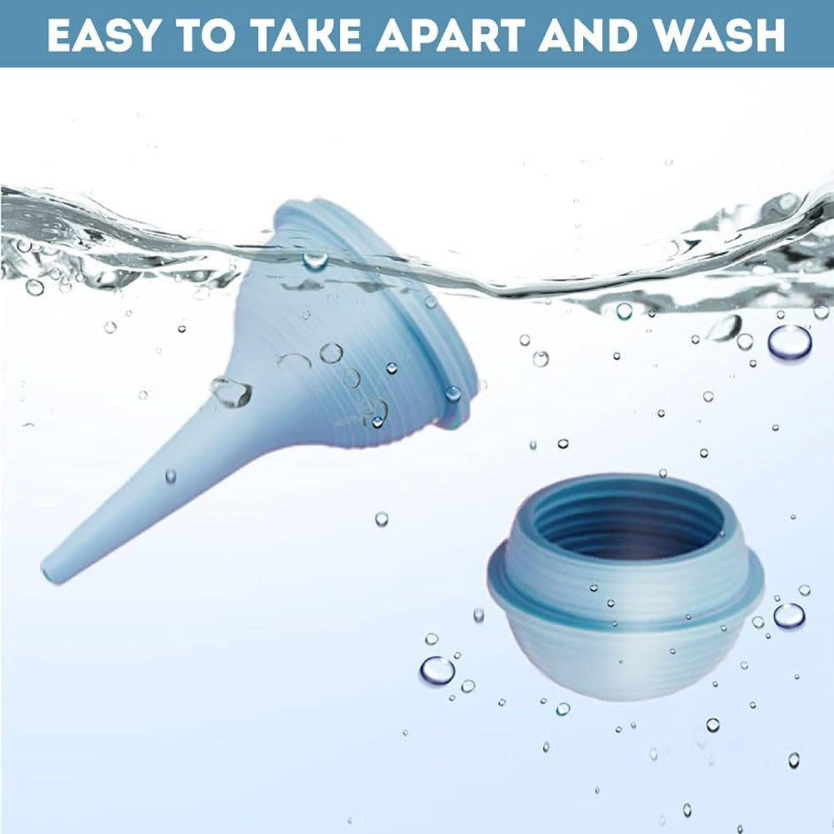 Nasal Aspirator for Baby - Ear Syringe, Snot Sucker, Mucus Sucker and Nasal Bulb Syringe, 2 Ounces Baby & Toddler - Tophatter Daily Deals