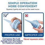 Nasal Aspirator for Baby - Ear Syringe, Snot Sucker, Mucus Sucker and Nasal Bulb Syringe, 2 Ounces Baby & Toddler - Tophatter Daily Deals