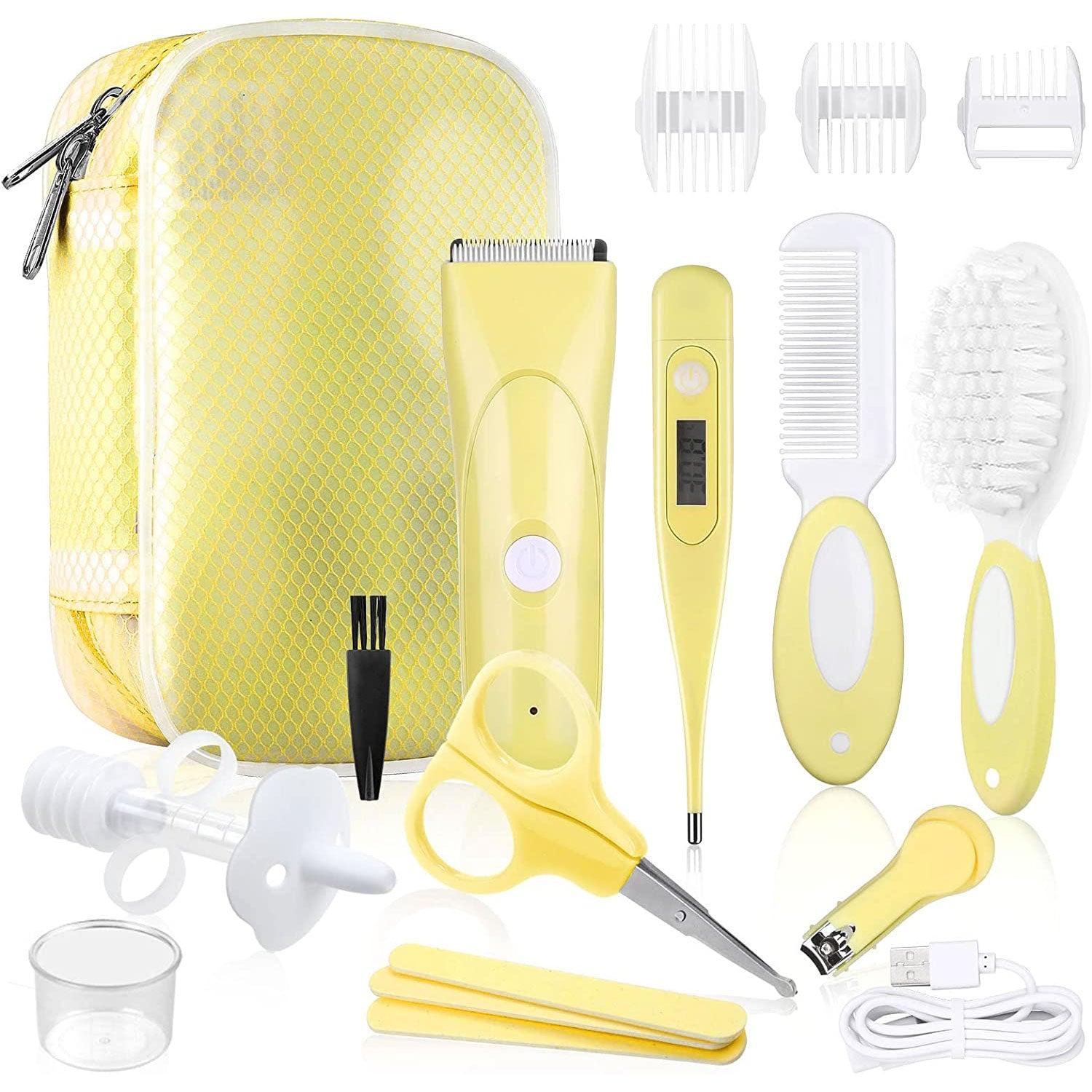 Baby Grooming Kit - 16PCS Newborn Baby Care Accessories Safety Cutter Nail Care Set Apparel & Accessories - Tophatter Daily Deals
