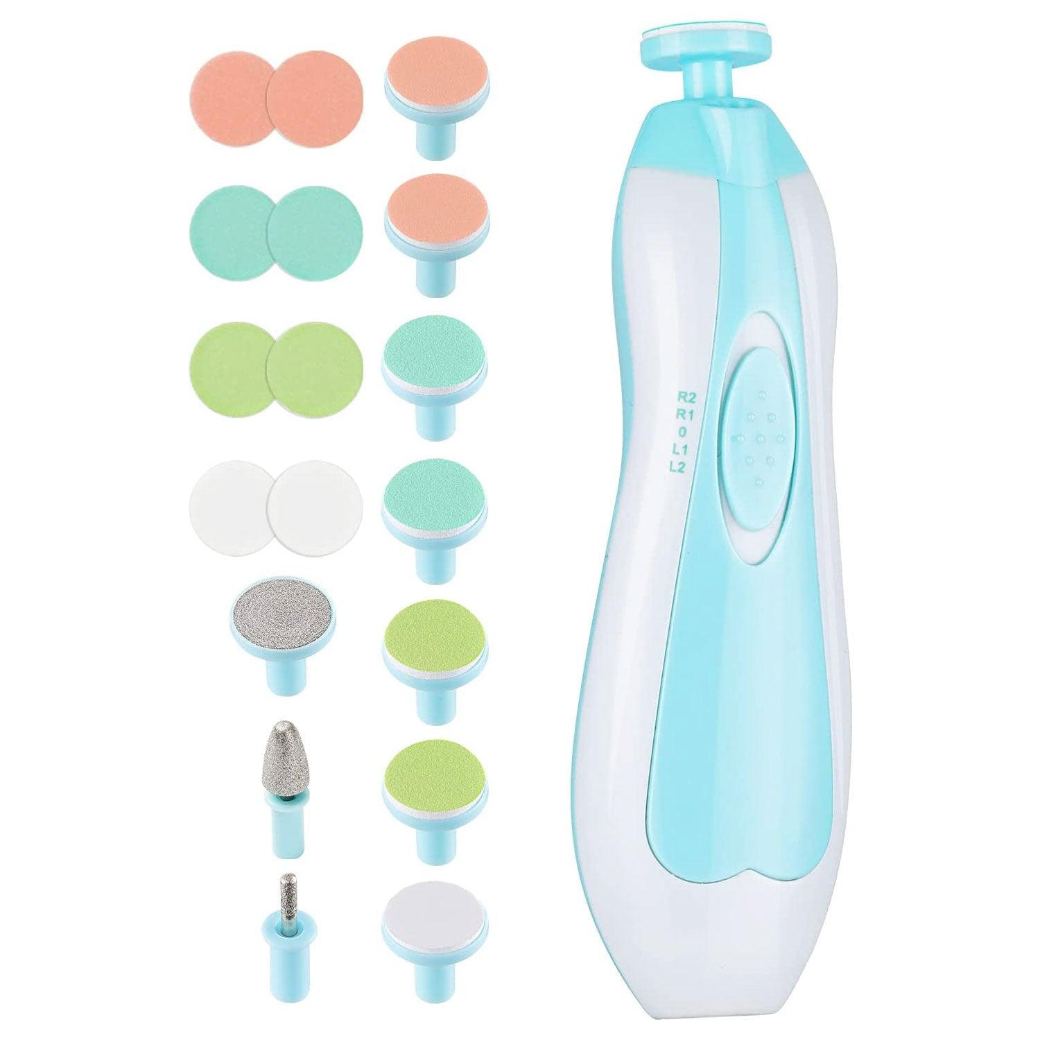 Baby Nail Trimmer - Safe Baby Fingernail Clippers Electric Nail Cutter Newborn Nail Clippers Baby Nail Care Set for Infant Kids Adult Toes Baby & Toddler - Tophatter Daily Deals