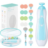 Baby Nail Trimmer - Safe Baby Fingernail Clippers Electric Nail Cutter Newborn Nail Clippers Baby Nail Care Set for Infant Kids Adult Toes Baby & Toddler - Tophatter Daily Deals