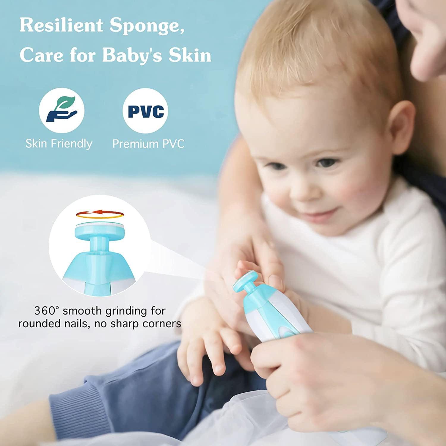 Baby Nail Trimmer - Safe Baby Fingernail Clippers Electric Nail Cutter Newborn Nail Clippers Baby Nail Care Set for Infant Kids Adult Toes Baby & Toddler - Tophatter Daily Deals