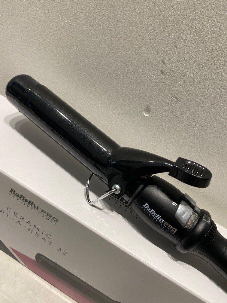 Hair Curler With Clamp - 32mm Curling Wand Hair Stylers Styling Personal Care - Tophatter Daily Deals