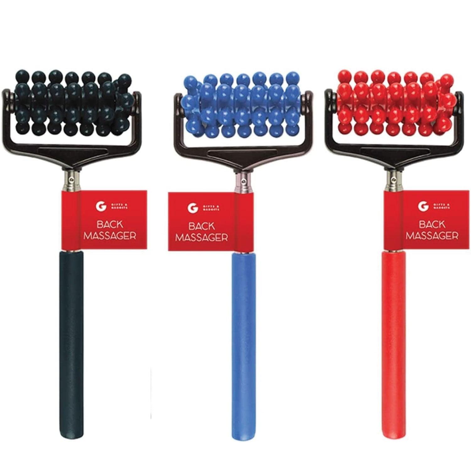 Roller Massager for Back - 44cm Handy Extendable Back Massager Wd Seven Rotating Spinner Portable Scratcher Personal Care - Tophatter Daily Deals