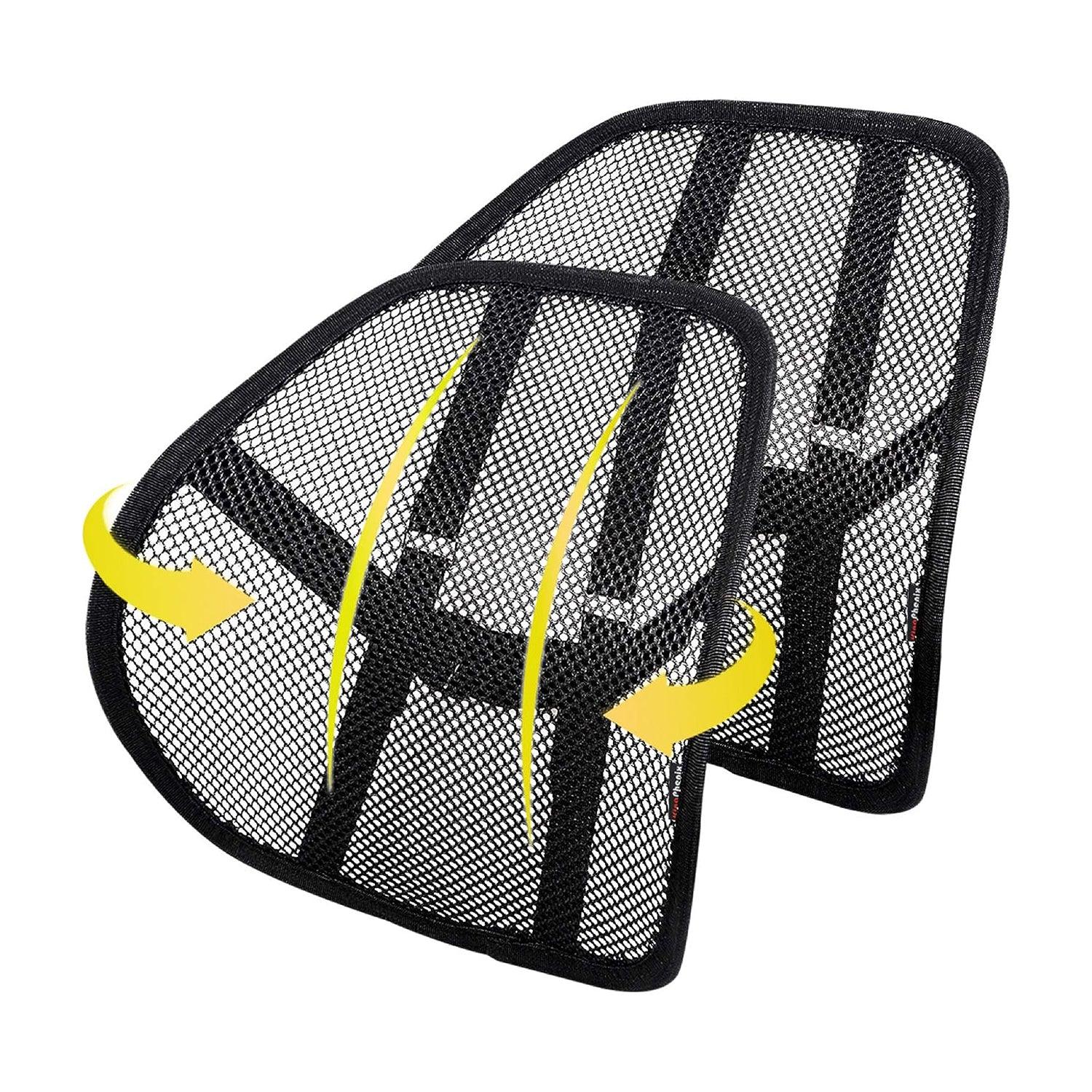 Lower Back Support for Car Seat - Lumbar Back Support Cushion for Office Chair Posture Corrector Mesh Chair & Sofa Cushions - Tophatter Daily Deals
