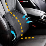 Lower Back Support for Car Seat - Lumbar Back Support Cushion for Office Chair Posture Corrector Mesh Chair & Sofa Cushions - Tophatter Daily Deals