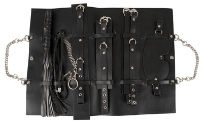 Bad Kitty Fetish Bag Black 11-Piece Polyurethane Fetish Set > Bondage Gear > Bondage Kits - Tophatter Daily Deals