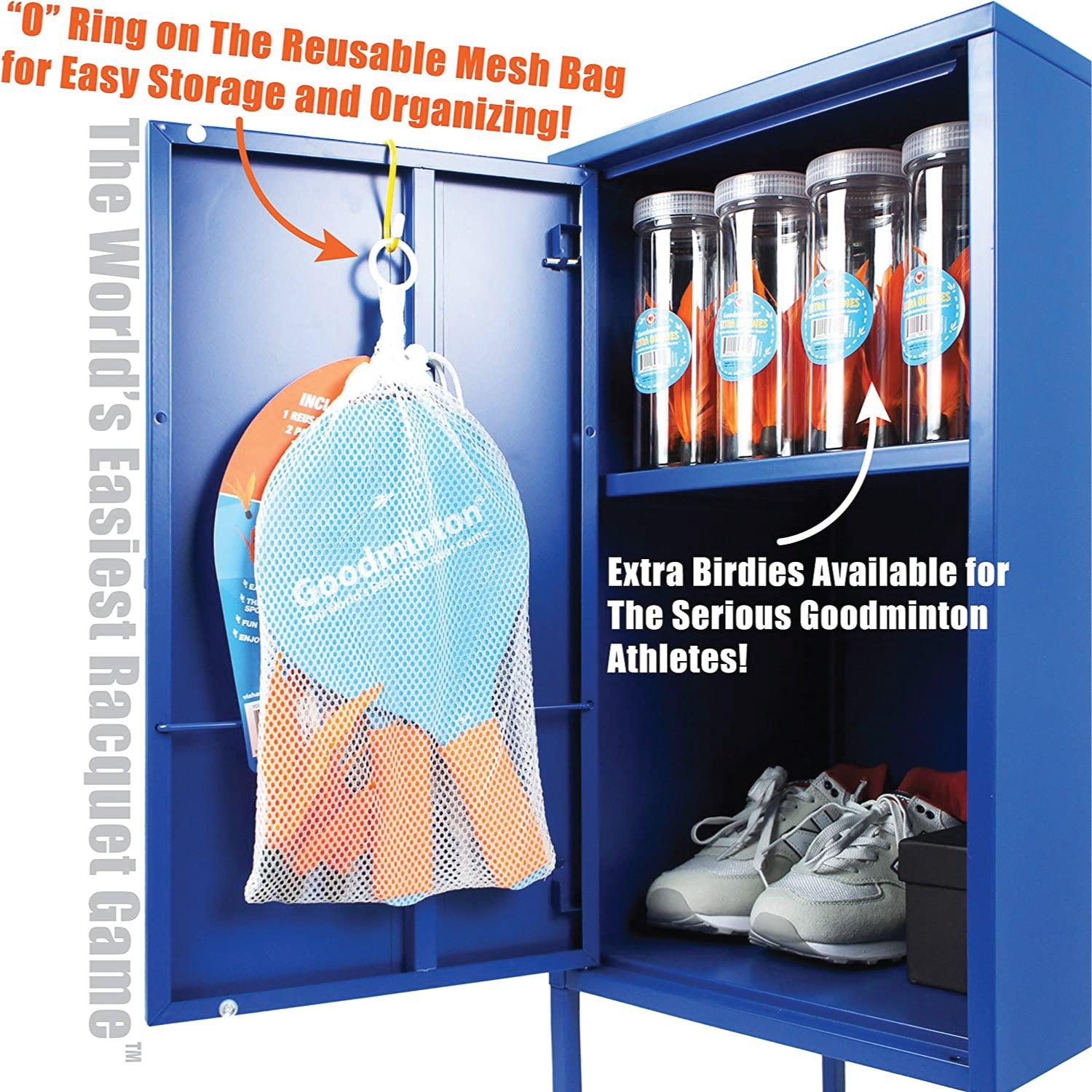 Goodminton Birdies - Goodminton Racquet The Easiest Goodminton Racquet Set for Kids and Grown-ups Sports - Tophatter Daily Deals