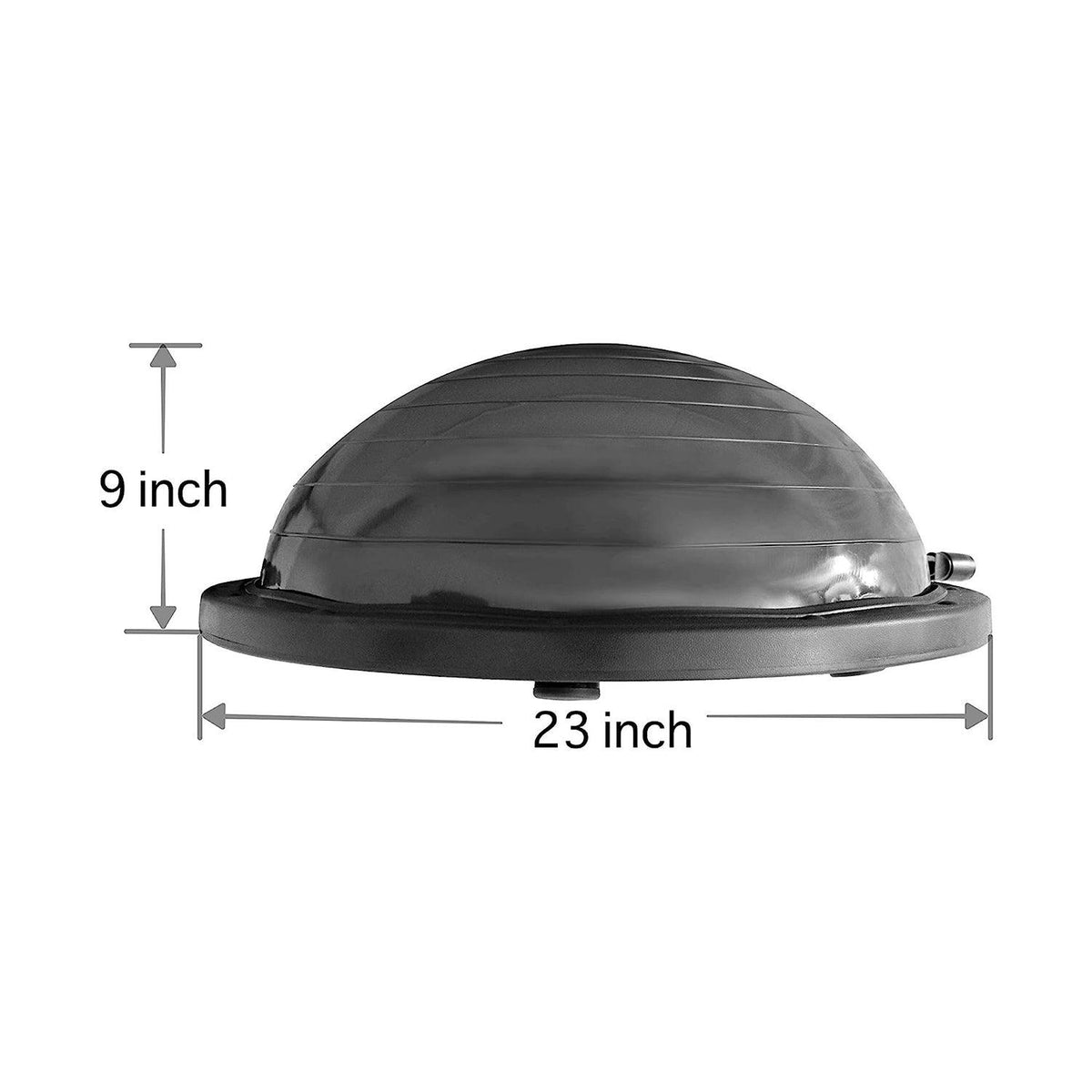 Half Exercise Ball - Balance Ball Trainer Resistance Bands & Pump Exercise & Fitness - Tophatter Daily Deals