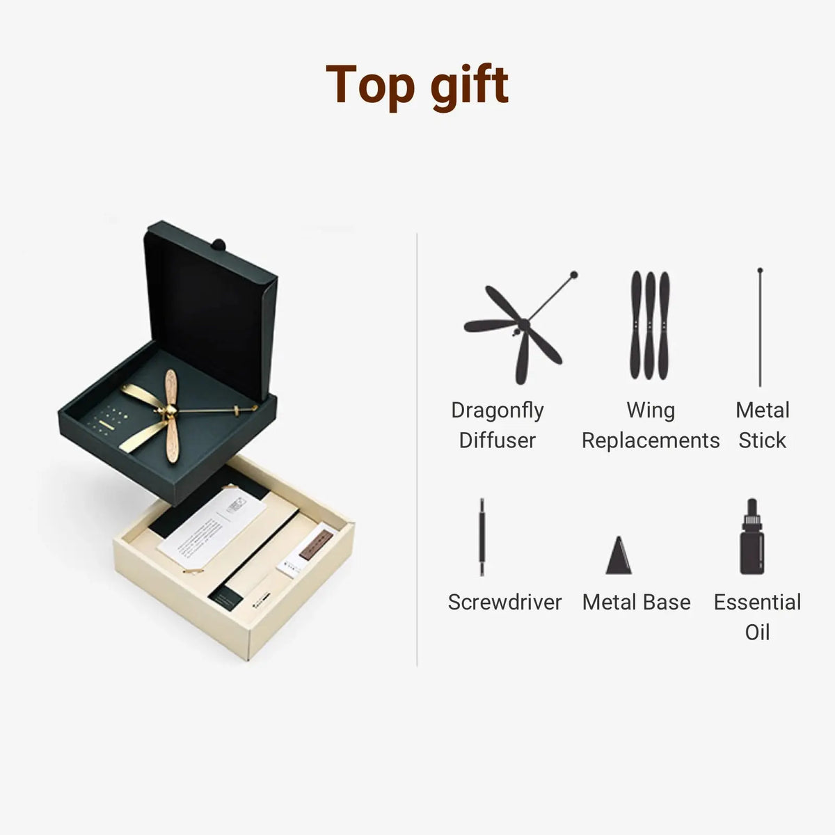 Balancing Dragonfly Diffuser for Essential Oil Household Appliances - Tophatter Daily Deals