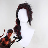 Baldur's Gate III BG3 Karlach Black Red Cosplay Wig Wig - Tophatter Daily Deals