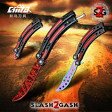 22 colors CSGO Butterfly Knife TRAINER Dull Spring Latch PRACTICE Balisong Knife-Balisong - Tophatter Daily Deals