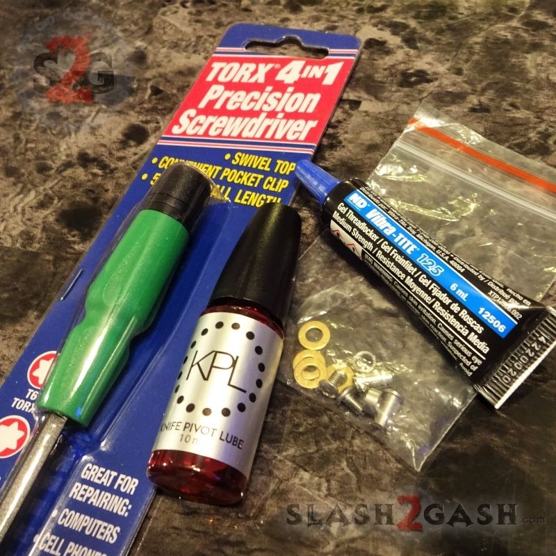 Balisong Spare Hardware Kit for TheONE Butterfly Knife w/ BUSHINGS - 4X SUPER Deluxe Kit (best value) 1 of everything! Knife-Accessory - Tophatter Daily Deals