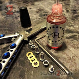 Balisong Spare Hardware Kit for TheONE Butterfly Knife w/ BUSHINGS - 4X Knife-Accessory - Tophatter Daily Deals