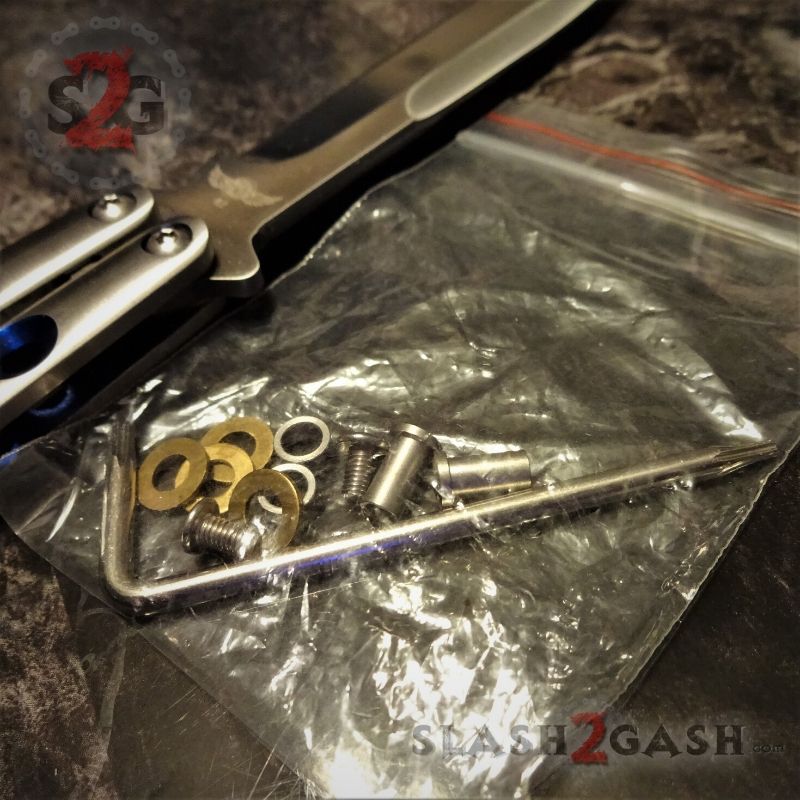 Balisong Spare Hardware Kit for TheONE Butterfly Knife w/ BUSHINGS - 4X Knife-Accessory - Tophatter Daily Deals