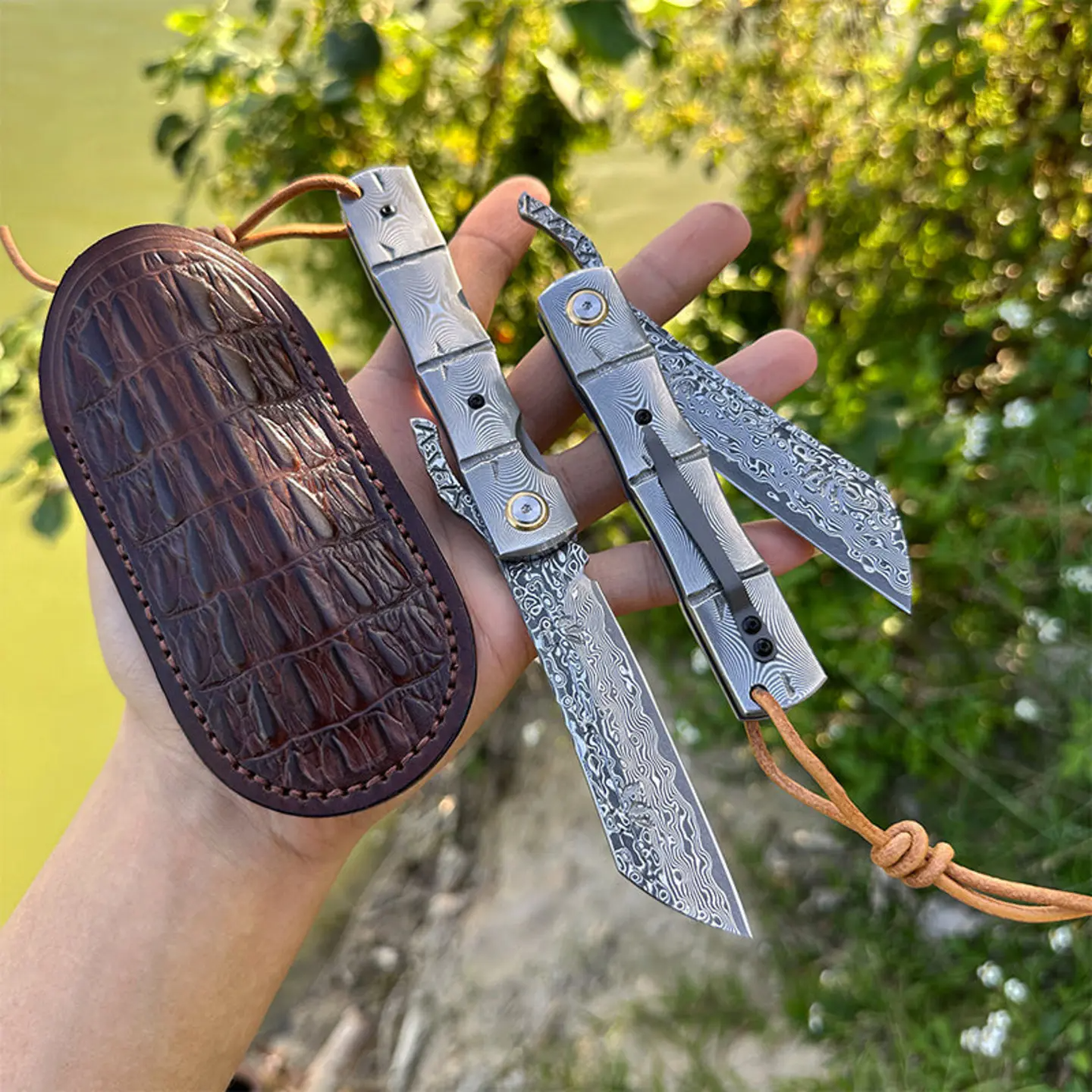 Bamboo and Rattan Damas Knife - Tophatter Daily Deals