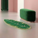 Banana and Monstera Mat 43 x 110 CM Banana Leaf Rugs - Tophatter Daily Deals
