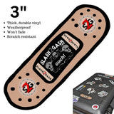 S2G Stickers Vinyl Decals for Knife Box Gun Case 3" Indoor/Outdoor - Asst. Bandaid - OUCH (white backing) Knife-Accessory - Tophatter Daily Deals
