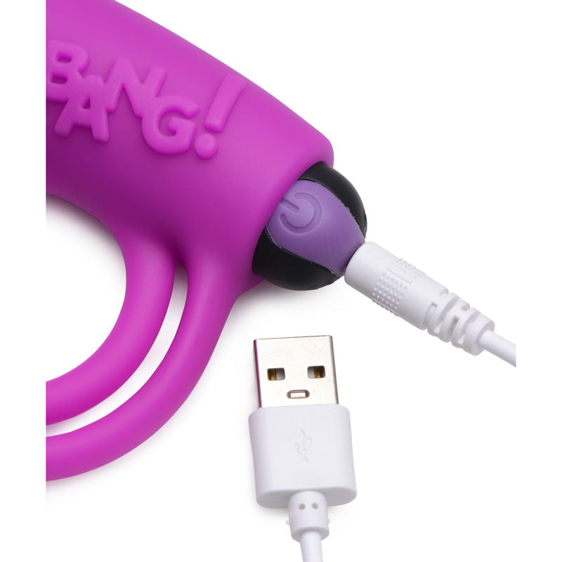 Bang Silicone Cock Ring and Bullet - Vibrating Cock Ring with Wireless Remote in Black > Cock Ring > Vibrating - Tophatter Daily Deals