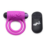 Bang Silicone Cock Ring and Bullet - Vibrating Cock Ring with Wireless Remote in Black > Cock Ring > Vibrating - Tophatter Daily Deals