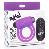 Bang Silicone Cock Ring and Bullet - Vibrating Cock Ring with Wireless Remote in Black > Cock Ring > Vibrating - Tophatter Daily Deals