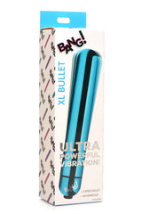 Bang Vibrating Metallic Extra Large XL Bullet Vibrator Blue 8.5 Inch > Vibrators > Mini Vibrators - Tophatter Daily Deals