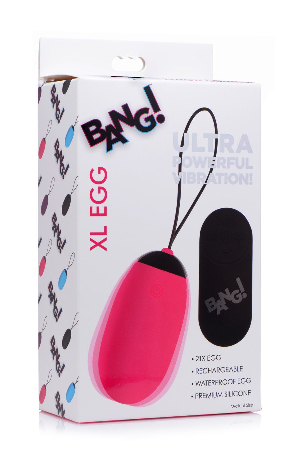 Bang XL Silicone Vibrating Egg 3.1 Inch with Remote > Vibrators > Mini Vibrators - Tophatter Daily Deals