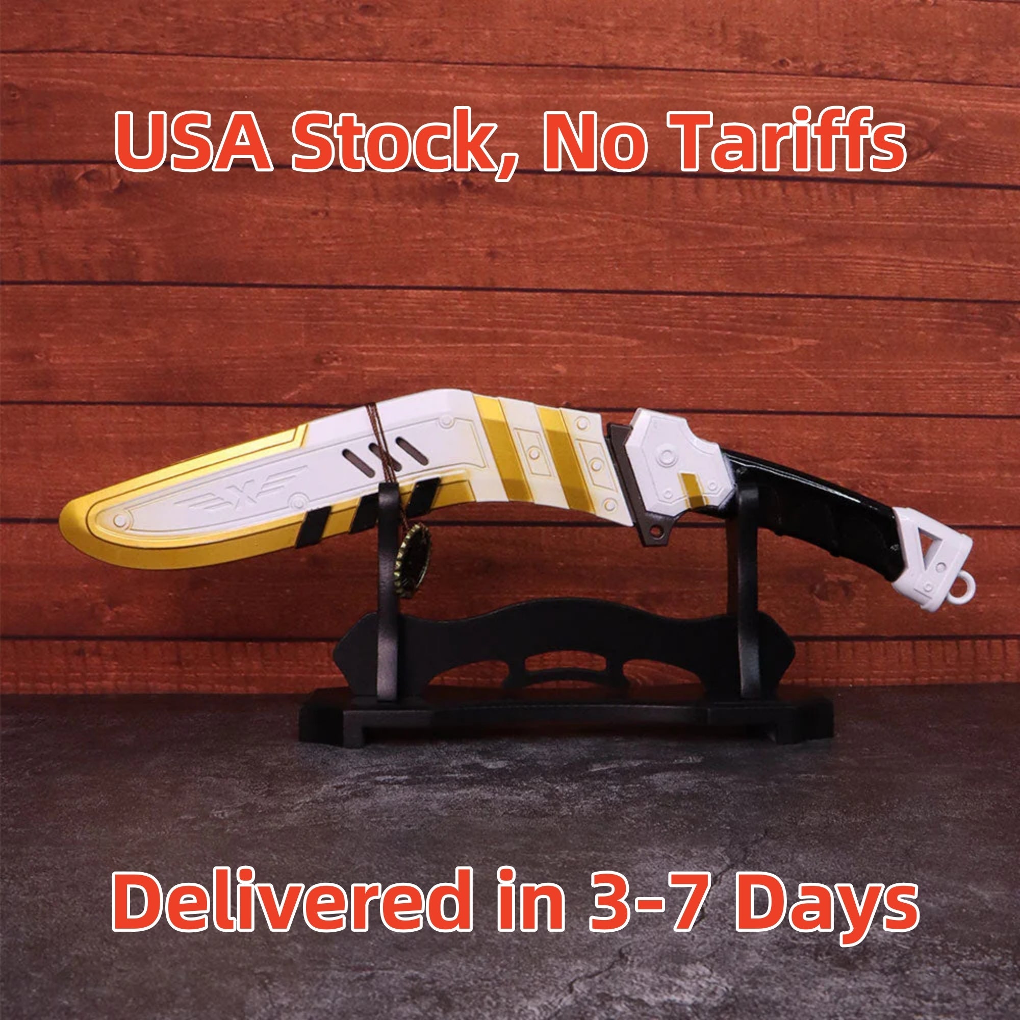 Bangalore Heirloom Pilot Knife Metal Replica 42CM/16.5" USA Only Heirloom & Wooden Stand - Tophatter Daily Deals