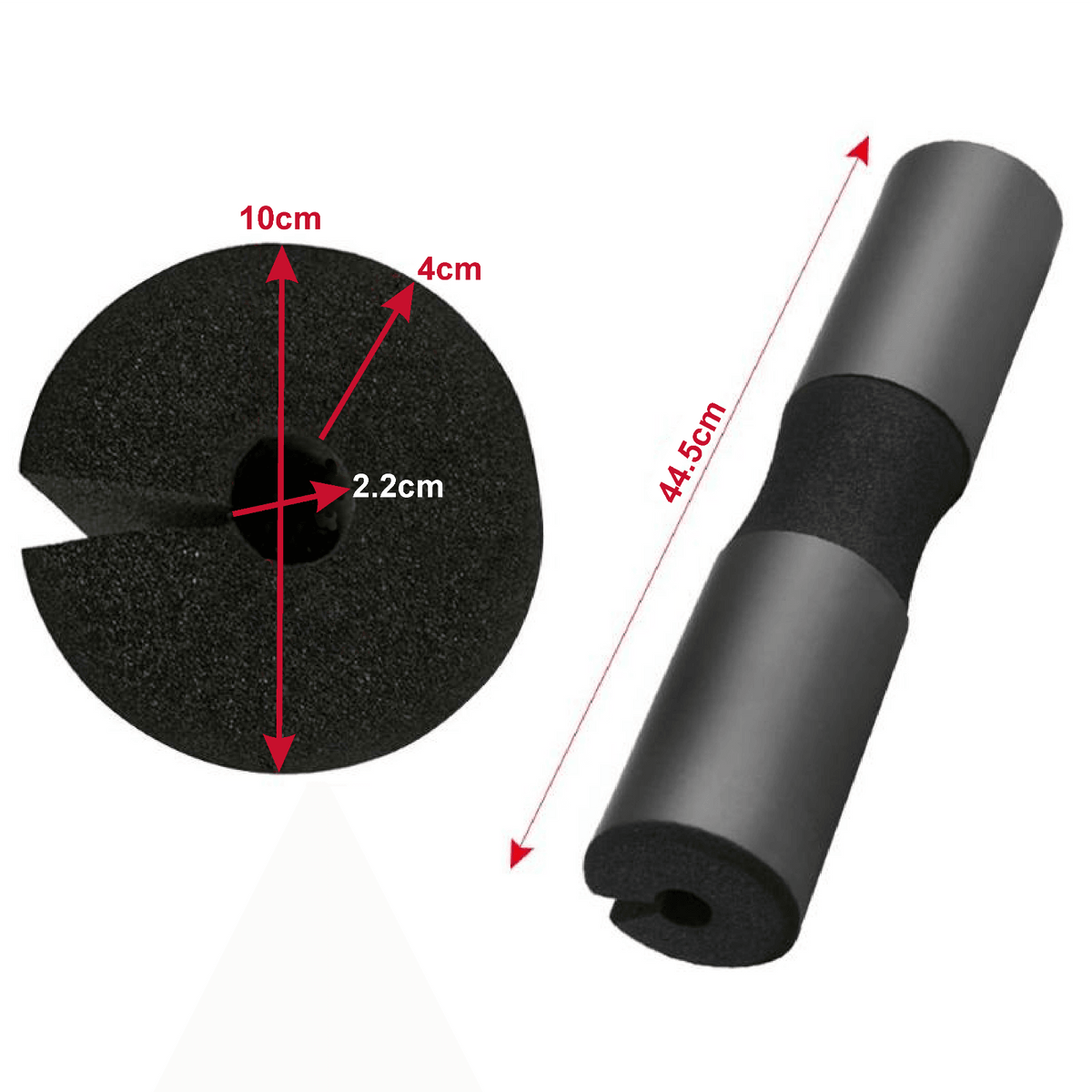 Hip Thrust Cushion - Bar Cushion for Hip Thrusts Barbell Pad Weight Lifting Squat Bar Padding Foam Gym Neck Shoulder Protection Exercise & Fitness - Tophatter Daily Deals