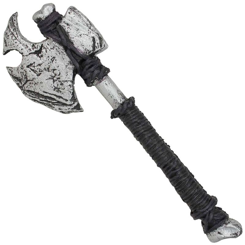 Barbarian Horde Bone Annihilator Battle Foam Axe Collectible Weapons - Tophatter Daily Deals