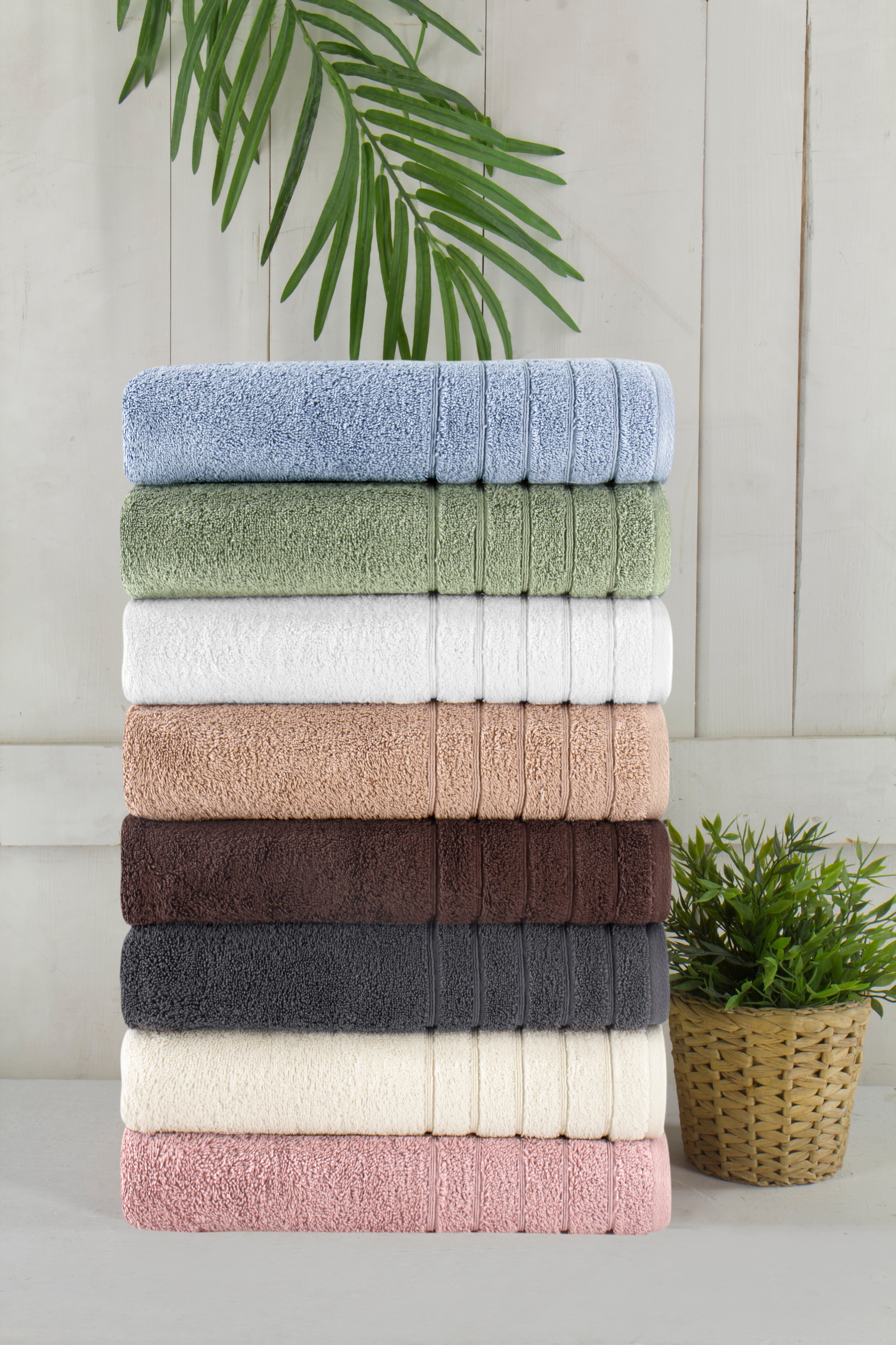 Barnum Turkish Cotton Luxury Large Bath Towels - 3 Pieces - 30x56" Bath Towel - Tophatter Daily Deals