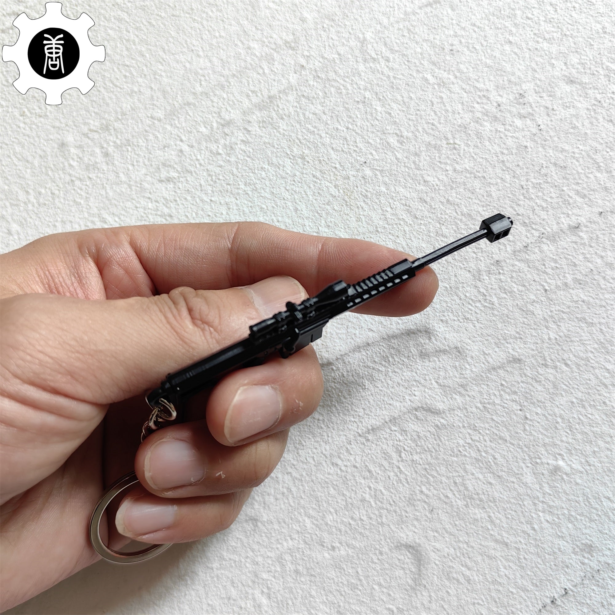 Mini Barrett 82A1 Sniper Rifle Metal Keychain - Tophatter Daily Deals