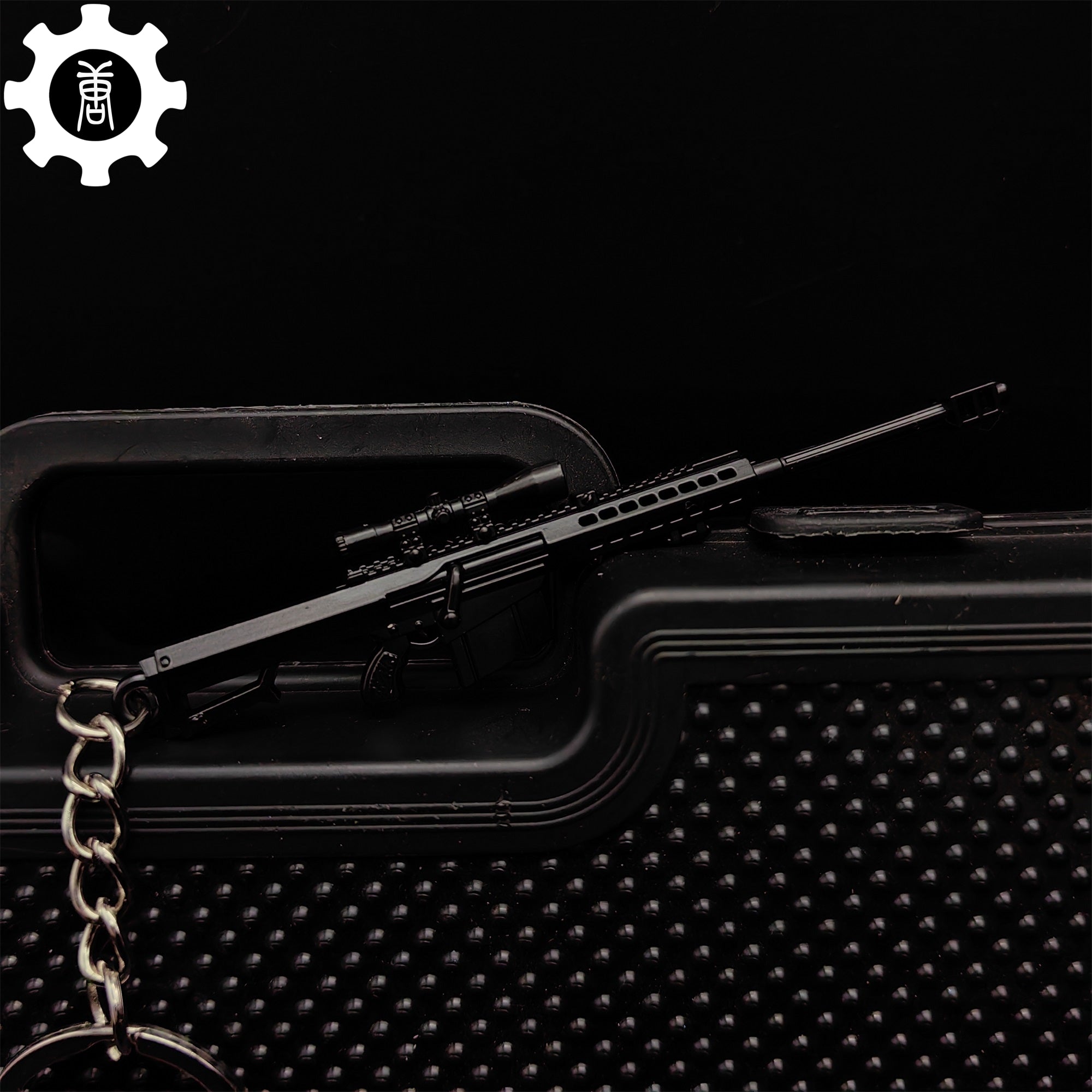 Mini Barrett 82A1 Sniper Rifle Metal Keychain - Tophatter Daily Deals